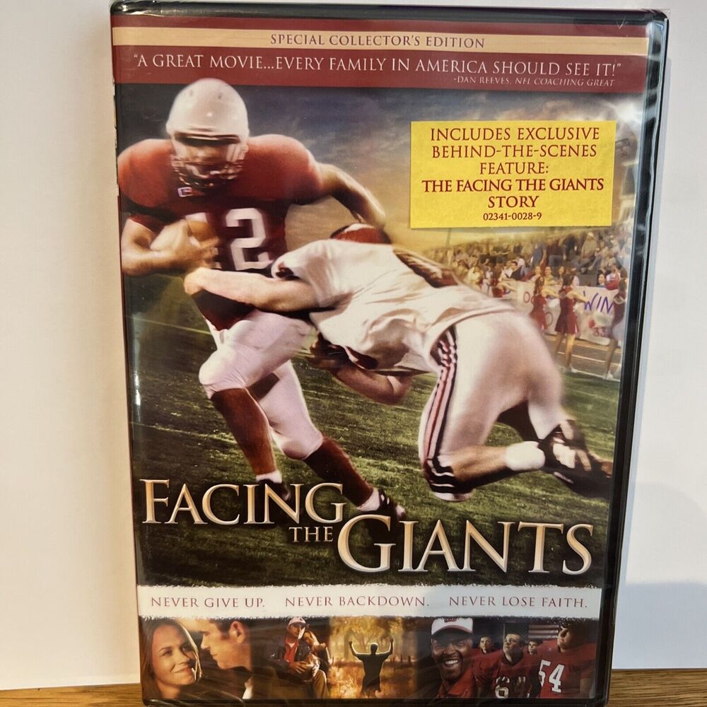 Facing The Giants (DVD, 2007, Special Collector's Edition) Alex Kendrick, PG